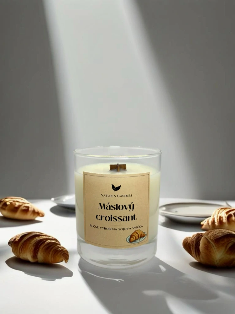 Sójová svíčka - Máslový croissant