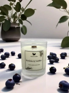 Sójová svíčka - Borůvka & Vanilka