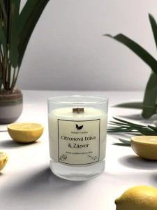 Sójová svíčka - Citrónová tráva & Zázvor