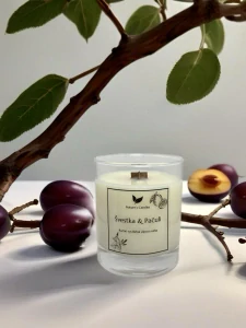 Sójová svíčka - Švestka & Pačuli