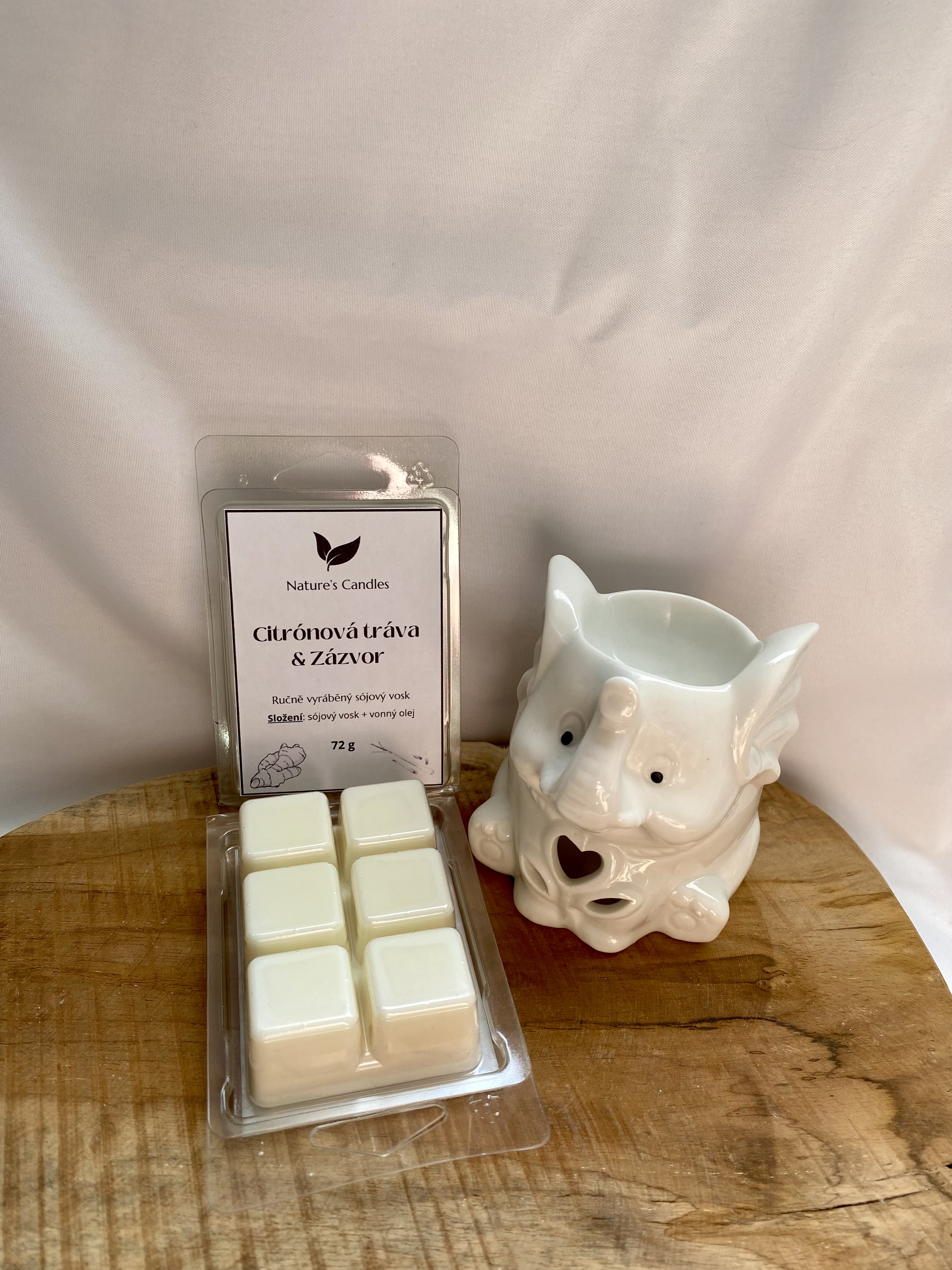 Vonný vosk - Citrónová tráva & Zázvor