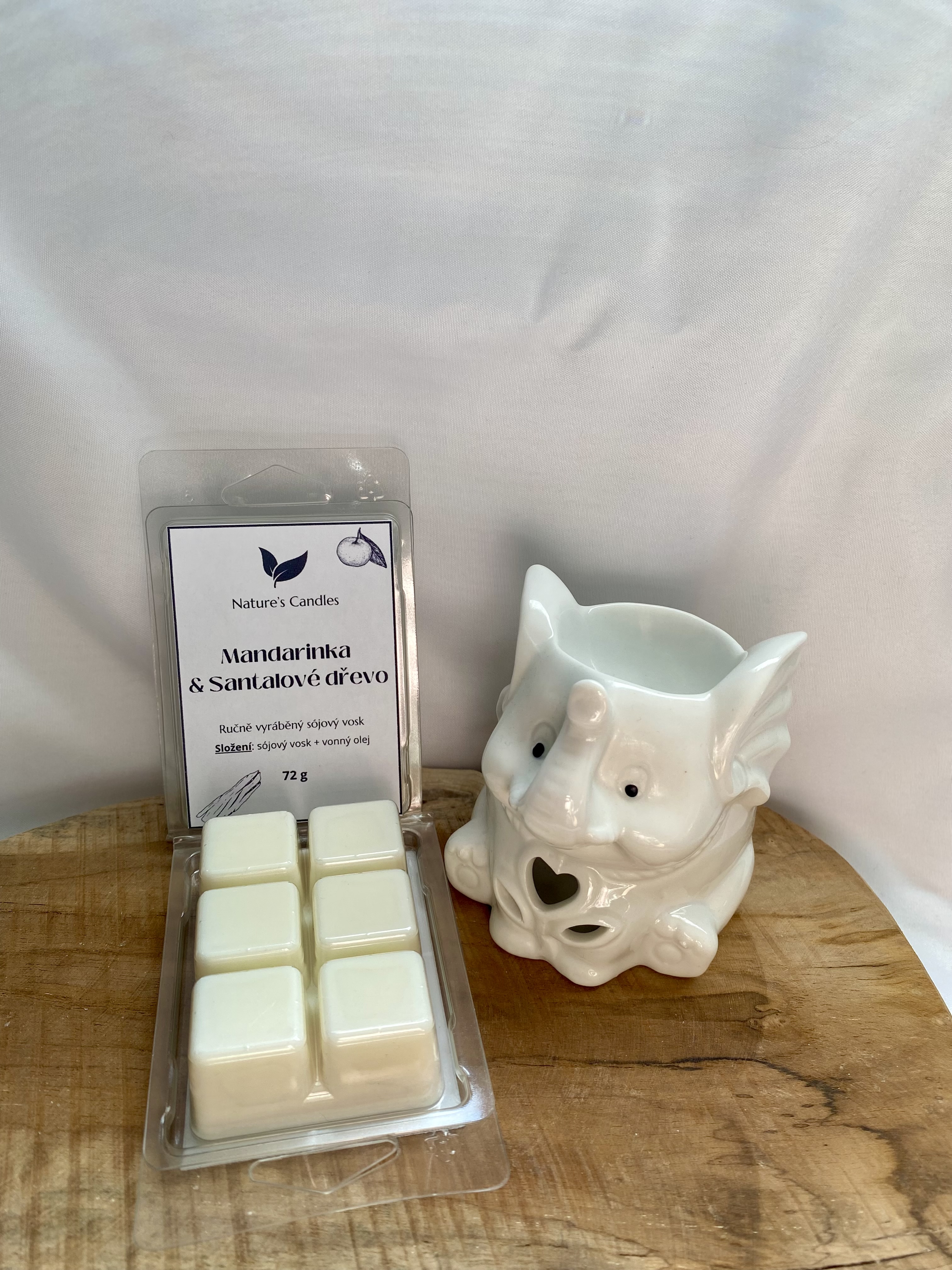 Vonný vosk - Mandarinka & Santalové dřevo