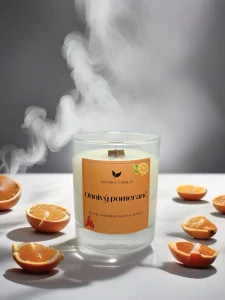 Sójová svíčka - Ohnivý pomeranč