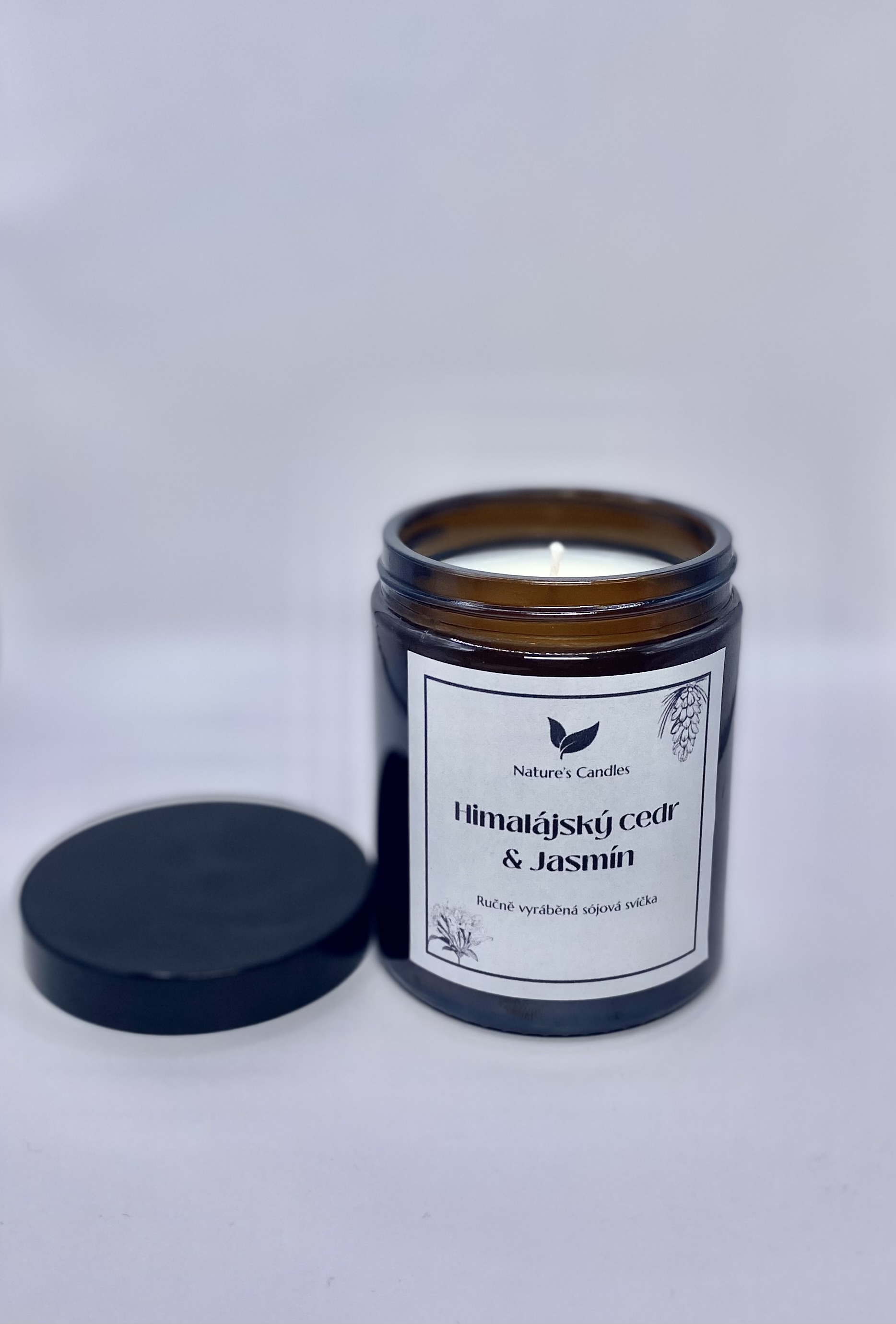 Sójová svíčka - Himalájský cedr & Jasmín