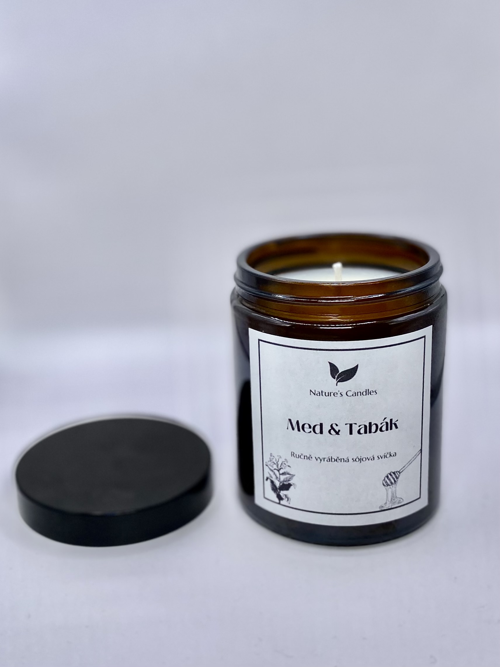 Sójová svíčka - Med & Tabák