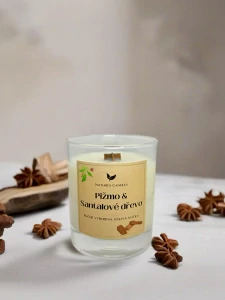 Sójová svíčka - Pižmo & Santalové dřevo