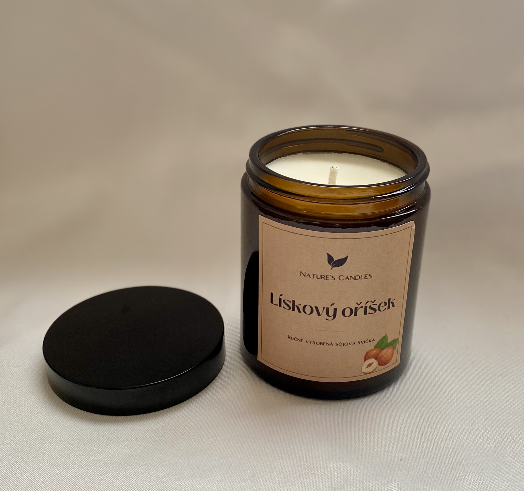 Sójová svíčka - Lískový oříšek