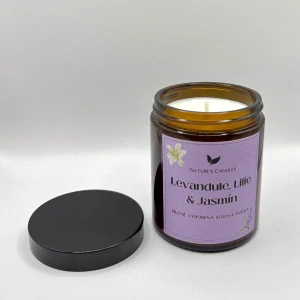 Sójová svíčka - Levandule, Lilie & Jasmín
