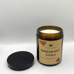 Sójová svíčka - Slaný karamel & Káva