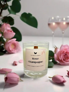 Sójová svíčka - Rose Champagne