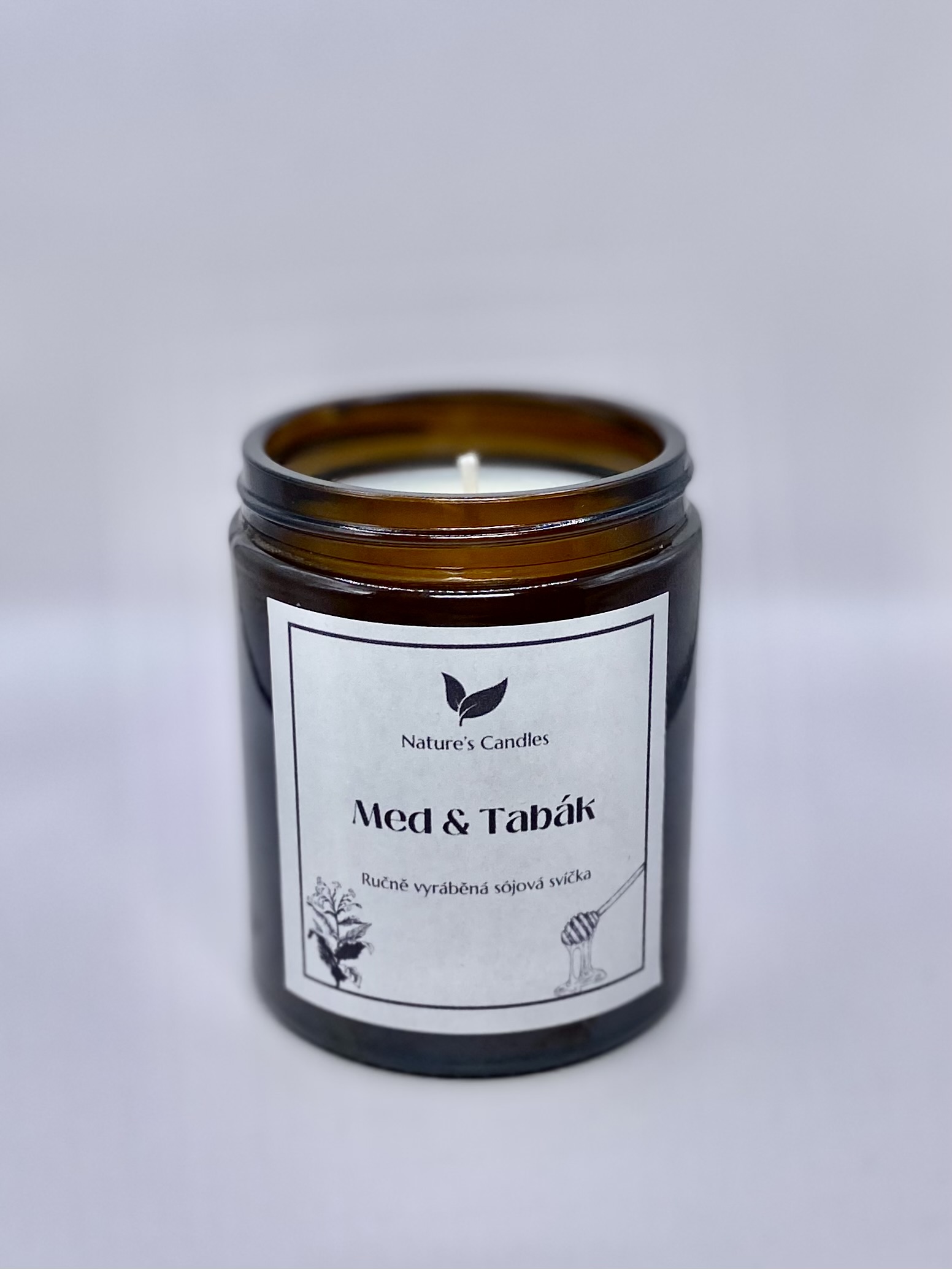 Sójová svíčka - Med & Tabák