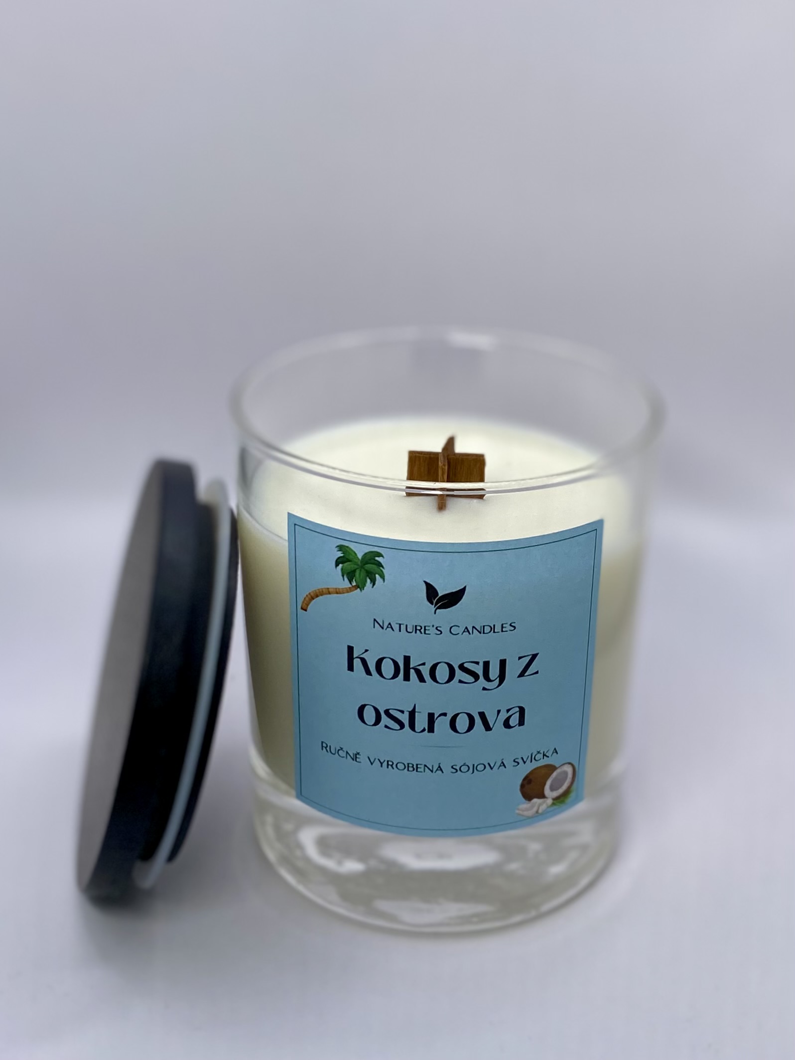 Sójová svíčka - Kokosy z ostrova