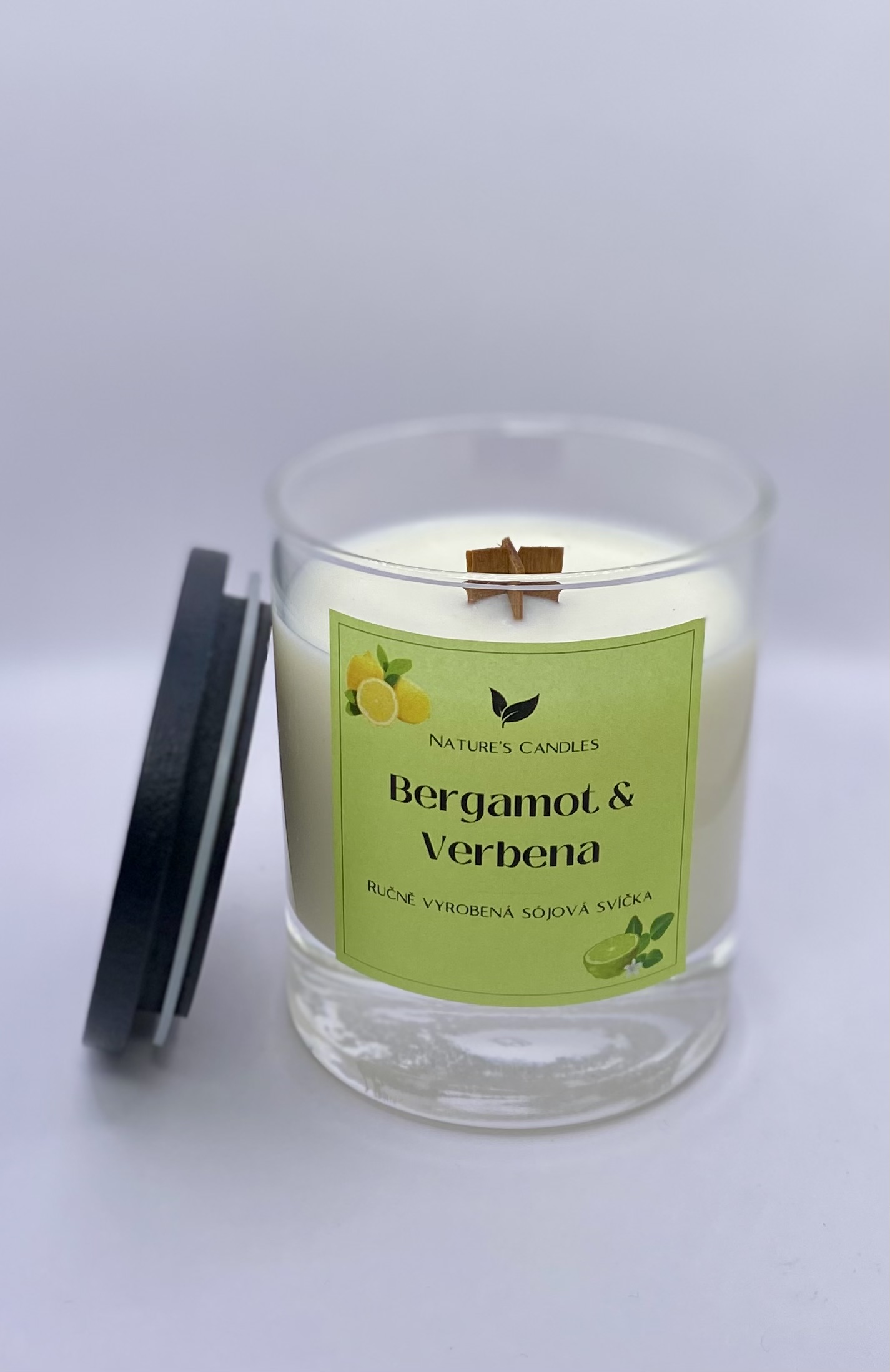 Sójová svíčka - Bergamot & Verbena