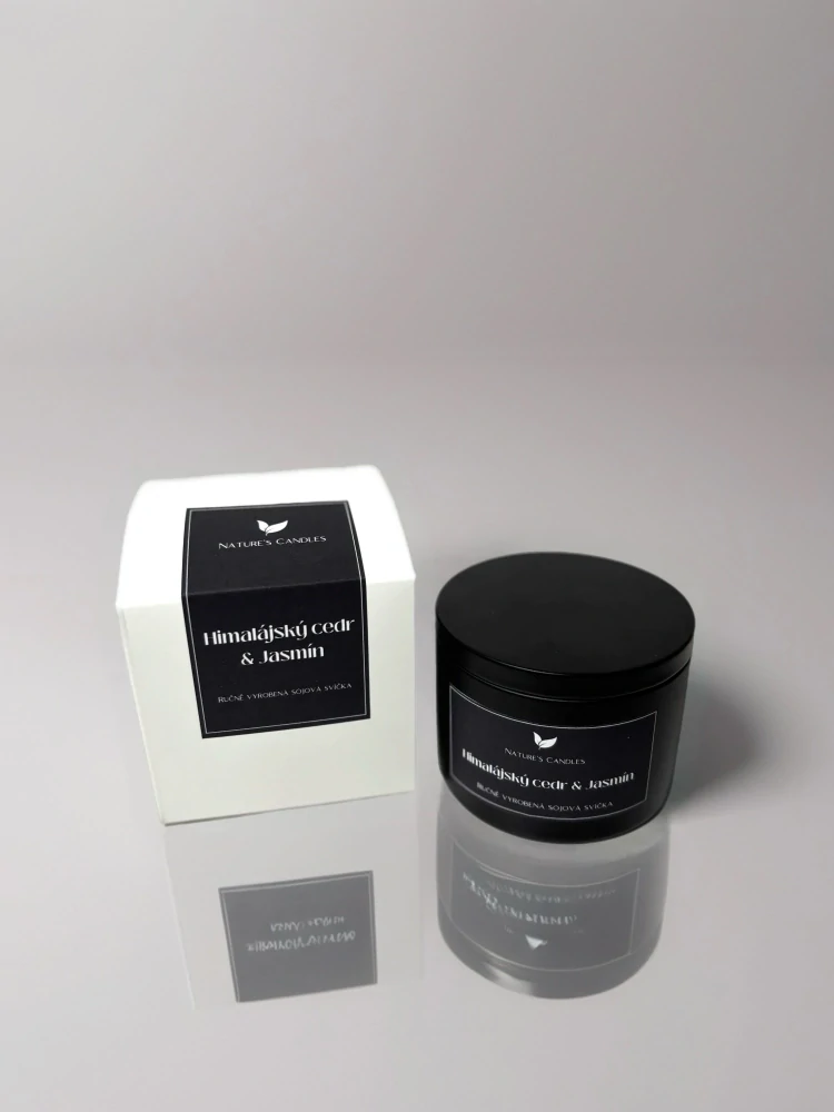 Sójová svíčka - Himálajský cedr & Jasmín