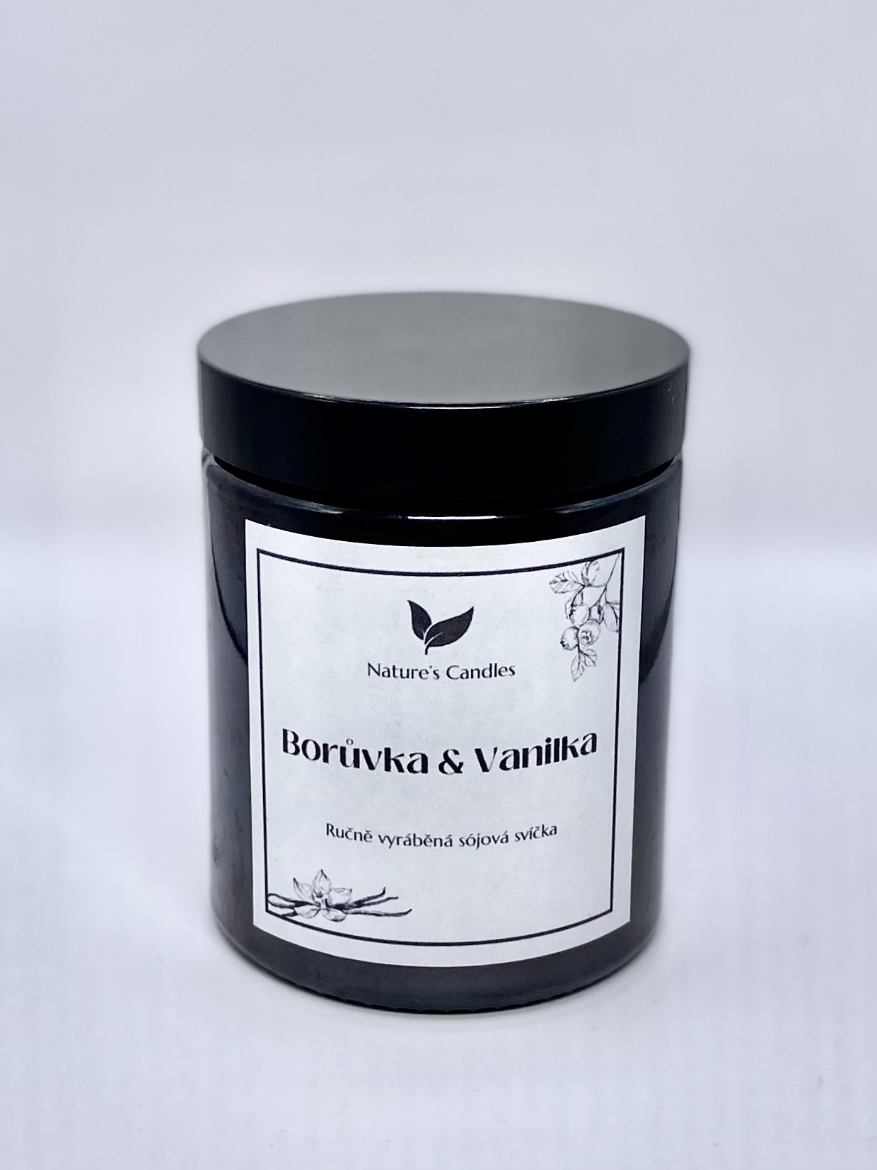 Sójová svíčka - Borůvka & Vanilka