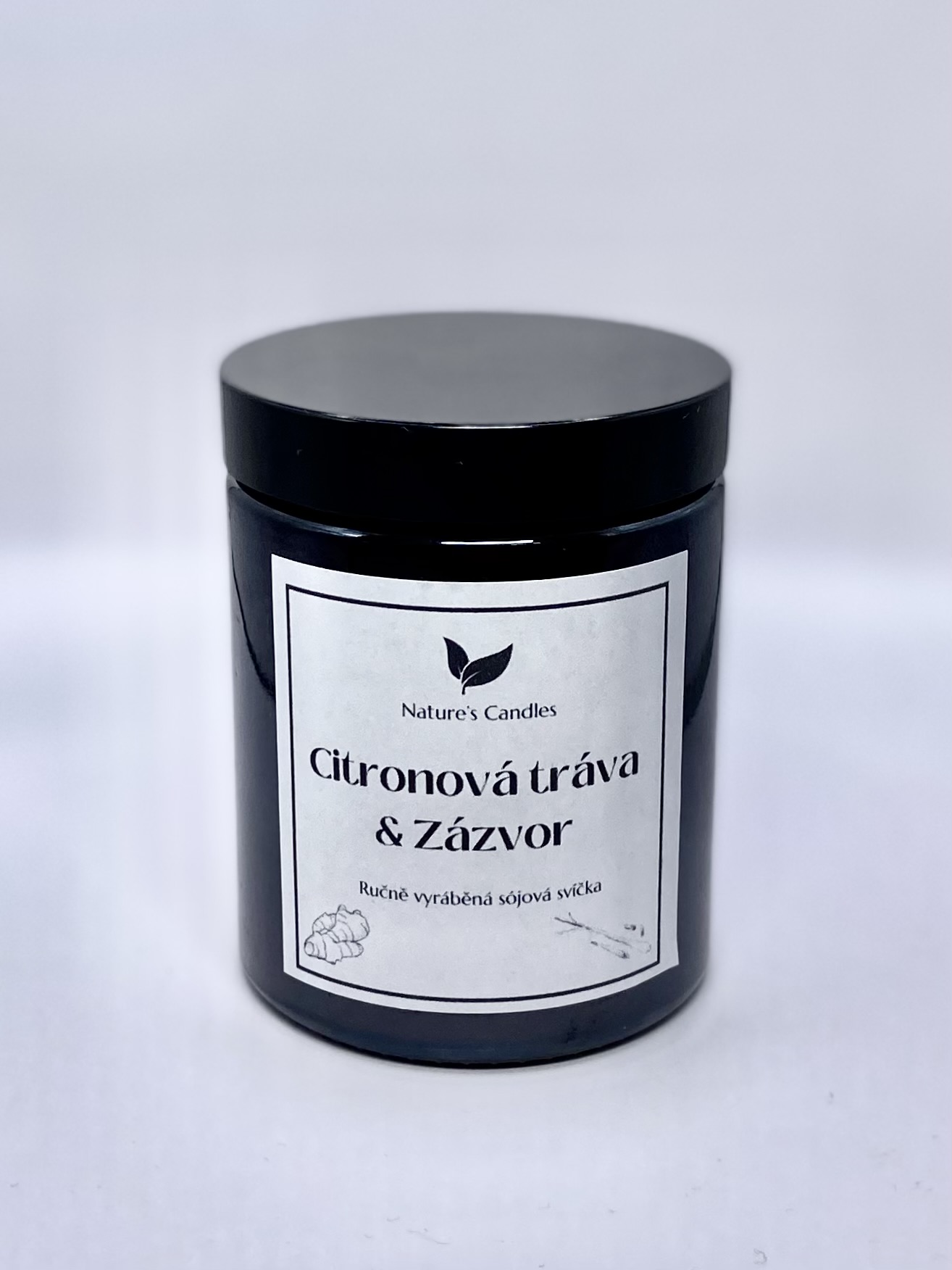 Sójová svíčka - Citrónová tráva & Zázvor