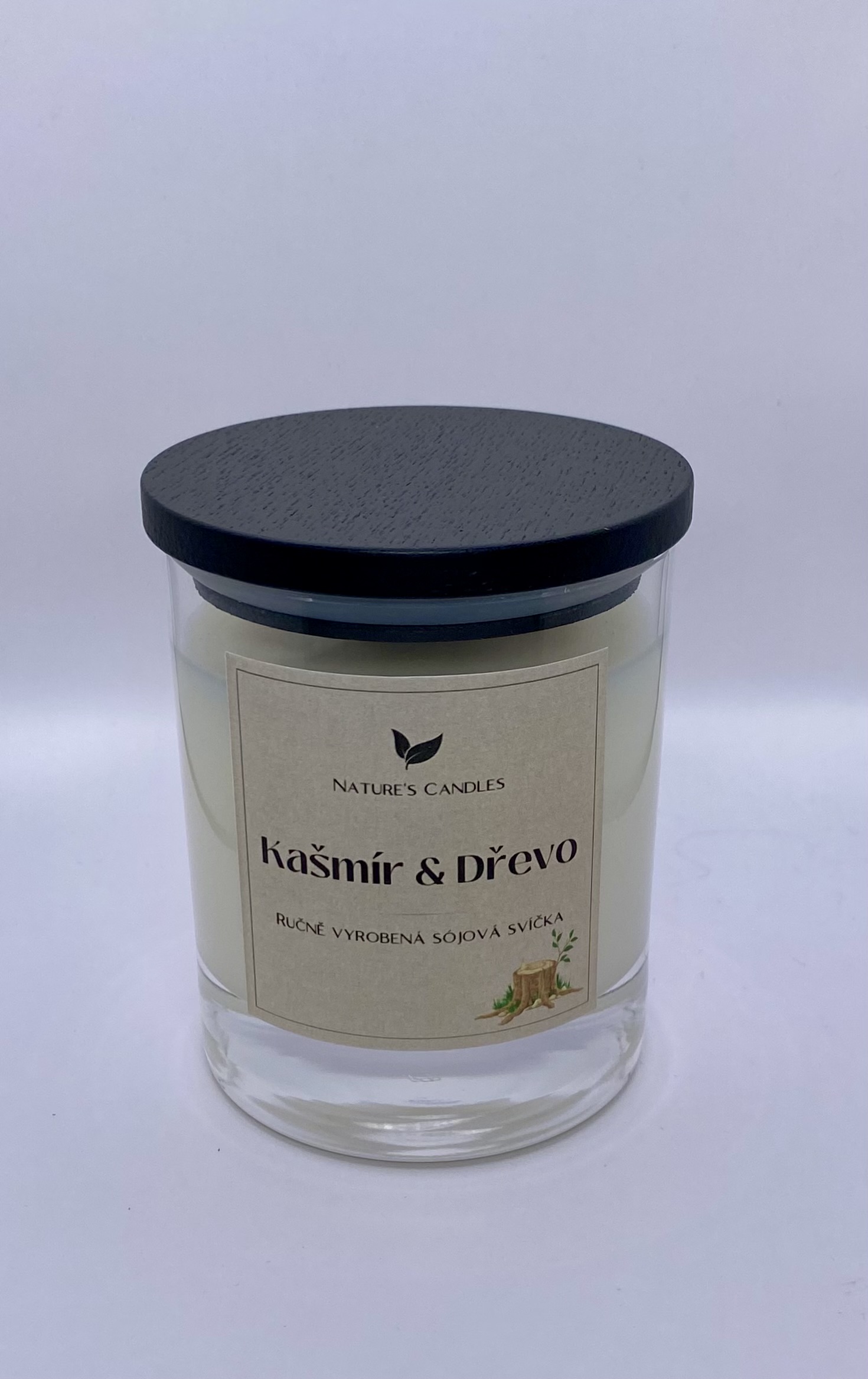 Sójová svíčka - Kašmír & Dřevo