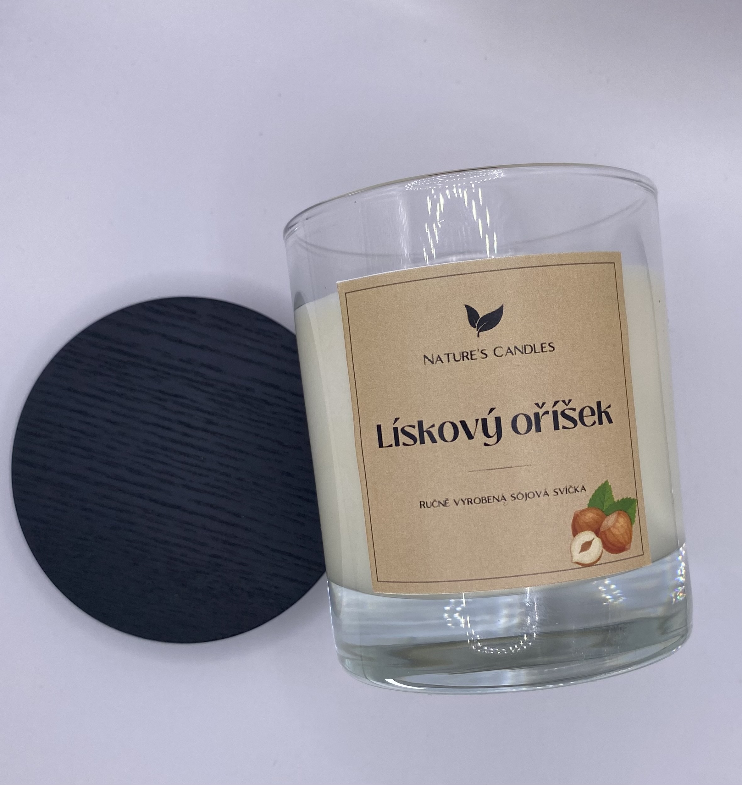Sójová svíčka - Lískový oříšek
