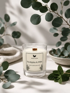 Sójová svíčka - Eucalyptus & Máta