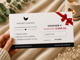 Dárkový voucher - 2.000 Kč