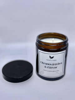 Sójová svíčka - Citrónová tráva & Zázvor