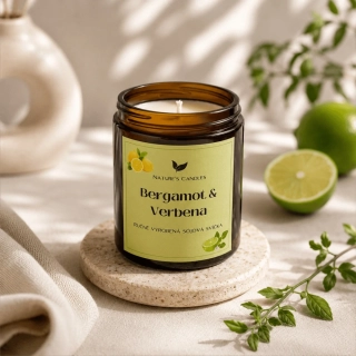 Sójová svíčka - Bergamot & Verbena