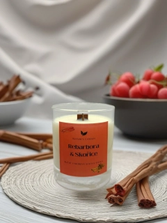 Sójová svíčka - Rebarbora & Skořice