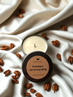 Sójová svíčka - Pekany & Javorový sirup
