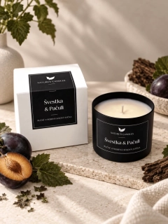 Sójová svíčka - Švestka & Pačuli