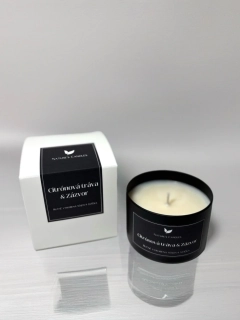 Sójová svíčka - Citrónová tráva & Zázvor